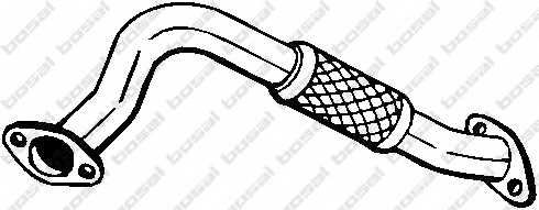 Труба выхлопного газа BOSAL 713-215 - изображение