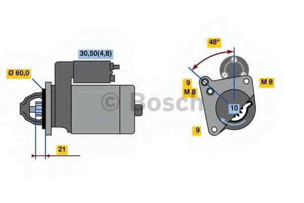 Стартер для FIAT PALIO(178BX) <b>BOSCH 0 001 107 110</b> - изображение Стартер для FIAT PALIO(178BX) <b>BOSCH 0 001 107 110</b> - изображение