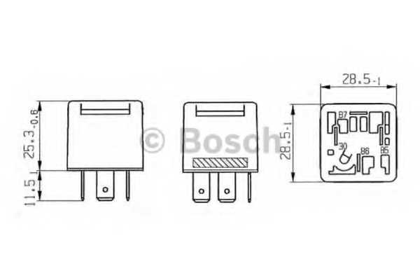 Реле рабочего тока BOSCH 0 332 019 457 - изображение 1