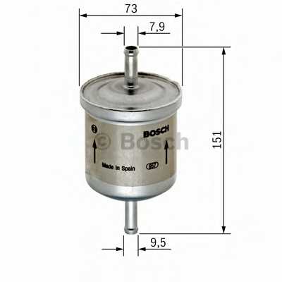 Фильтр топливный <b>BOSCH 0 450 905 985</b> - изображение