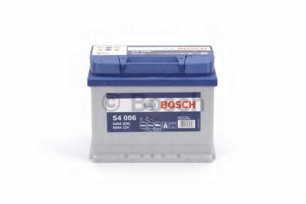 Аккумулятор BOSCH 0092S40060 60Ah 540A полярность 1 (+ -) 242х175х190мм B13 серия S4 Silver - изображение 1