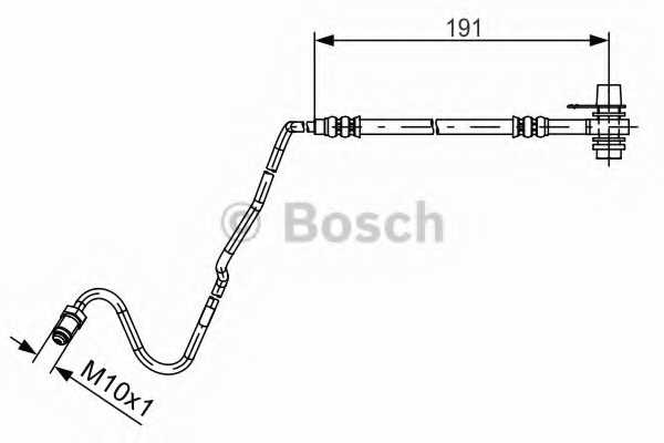 Тормозной шланг BOSCH 1 987 481 537 - изображение Тормозной шланг BOSCH 1 987 481 537 - изображение