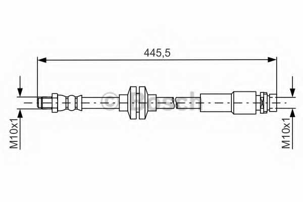Тормозной шланг BOSCH 1 987 481 668 - изображение