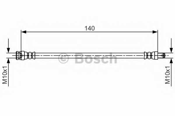 Тормозной шланг BOSCH 1 987 481 706 - изображение Тормозной шланг BOSCH 1 987 481 706 - изображение