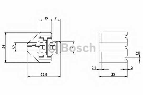 Штекерная гильза системы зажигания BOSCH 3 334 485 007 - изображение 1