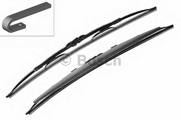 Щетка стеклоочистителя BOSCH 3 397 010 406 комплект 2шт 530/340мм, со спойлером - изображение