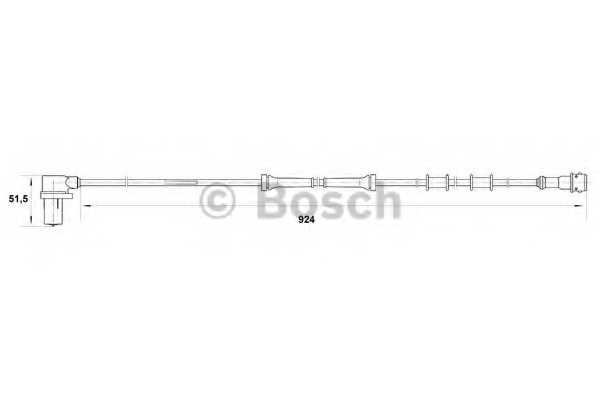 Датчик частоты вращения колеса BOSCH 0 265 006 223 - изображение