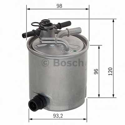 Фильтр топливный BOSCH F 026 402 019 - изображение