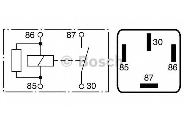 Реле рабочего тока BOSCH 0 986 332 002 - изображение 2