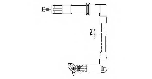 Провод зажигания BREMI 1A13E43 - изображение Провод зажигания BREMI 1A13E43 - изображение
