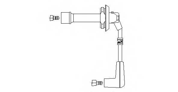 Провод зажигания BREMI 3A44E43 - изображение Провод зажигания BREMI 3A44E43 - изображение