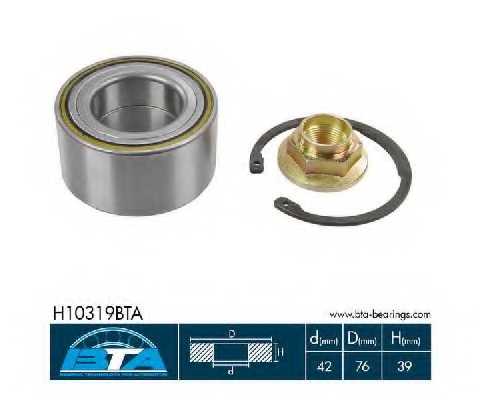 Комплект подшипника ступицы колеса BTA H10319BTA - изображение