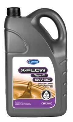 Масло моторное полусинтетическое 5л 5w30 SL/CF Comma X-Flow Type F XFF5L - изображение