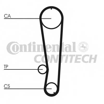 Ремень ГРМ CONTITECH 356 LA 075 ZZP / CT674 - изображение 1
