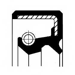 Уплотнительное кольцо CORTECO BASLSF Simmerring / 12012530B - изображение Уплотнительное кольцо CORTECO BASLSF Simmerring / 12012530B - изображение