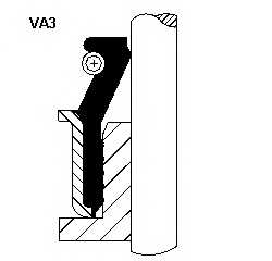 Уплотнительное кольцо стерженя клапана CORTECO VA3 8-13 / 12012436 - изображение