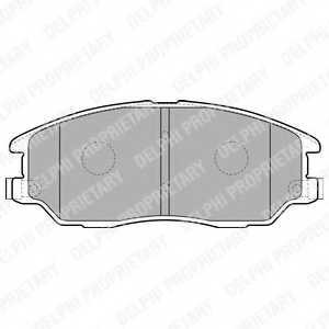 Колодки тормозные дисковые для HYUNDAI XG(XG) / KIA OPIRUS(GH) / SSANGYONG RODIUS <b>DELPHI LP1857 / 23726</b> - изображение