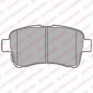 Колодки тормозные дисковые для SUZUKI LIANA(ER) <b>DELPHI LP2205</b> - изображение Колодки тормозные дисковые для SUZUKI LIANA(ER) <b>DELPHI LP2205</b> - изображение
