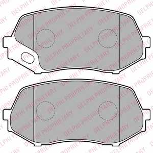 Колодки тормозные дисковые для MITSUBISHI CANTER(FB#,FE#,FG#) <b>DELPHI LP2208</b> - изображение Колодки тормозные дисковые для MITSUBISHI CANTER(FB#,FE#,FG#) <b>DELPHI LP2208</b> - изображение