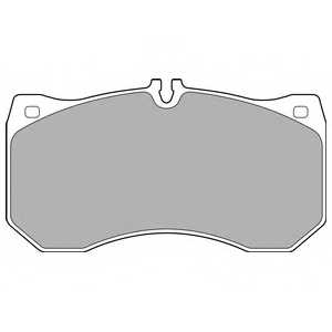 Колодки тормозные дисковые для AUDI A6(4G2,4G5,4GC,4GD,C7), A7(4GA,4GF), A8(4H#) <b>DELPHI LP2713</b> - изображение Колодки тормозные дисковые для AUDI A6(4G2,4G5,4GC,4GD,C7), A7(4GA,4GF), A8(4H#) <b>DELPHI LP2713</b> - изображение