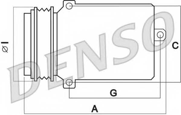 Компрессор кондиционера для MERCEDES AXOR <b>DENSO DCP17113</b> - изображение 1