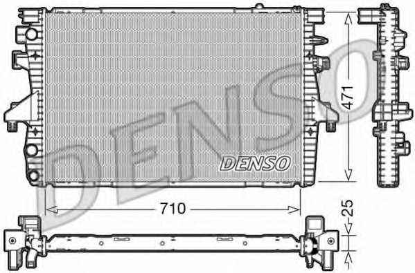 Радиатор (VW TRANSPORTER V / MULTIVAN V) <b>DENSO DRM32039</b> - изображение