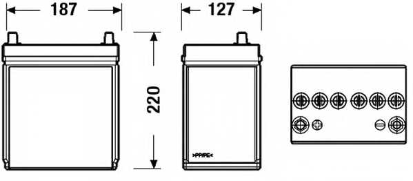 Аккумулятор DETA 535 22 / DB357 - изображение 1