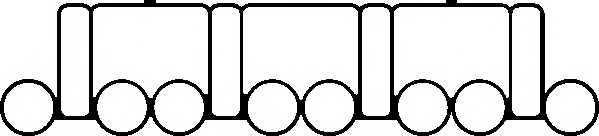 Прокладка впускного коллектора ELRING 493.390 - изображение