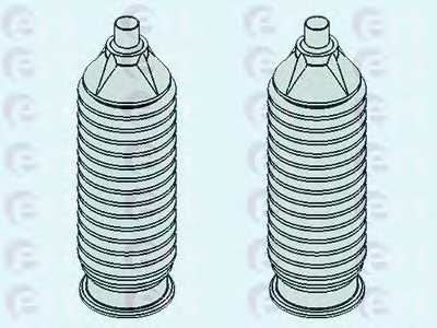 Комплект пылника рулевого управления ERT 102017 - изображение Комплект пылника рулевого управления ERT 102017 - изображение