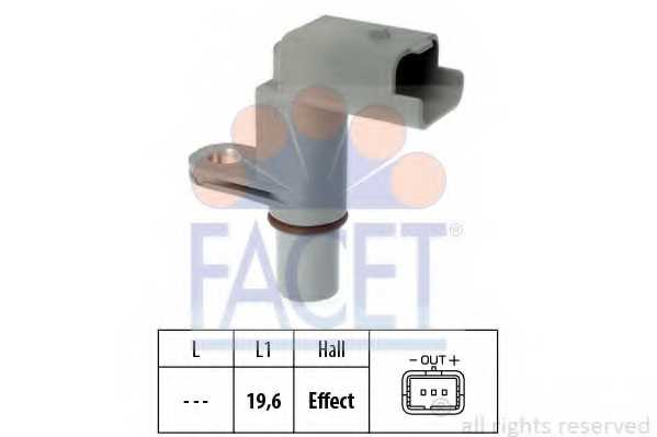 Датчик положения распредвала FACET EPS 1.953.400 / 9.0400 - изображение