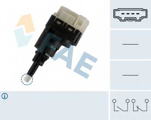 Выключатель фонаря сигнала торможения FAE 24761 - изображение