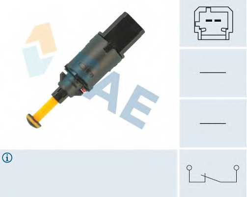Выключатель фонаря сигнала торможения FAE 24897 - изображение