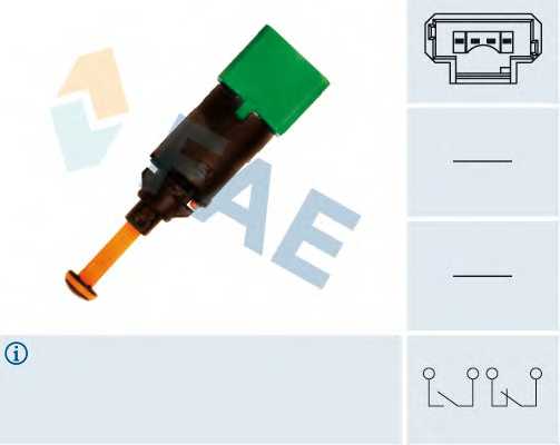 Выключатель фонаря сигнала торможения FAE 24899 - изображение