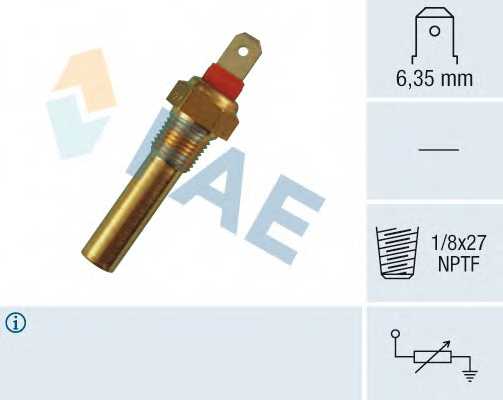 Датчик температуры охлаждающей жидкости FAE 31640 - изображение