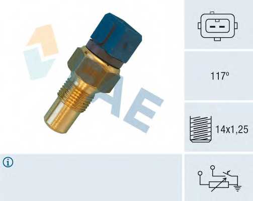 Датчик температуры охлаждающей жидкости FAE 34440 - изображение