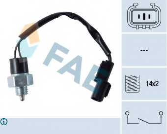 Выключатель фары заднего хода FAE 40898 - изображение Выключатель фары заднего хода FAE 40898 - изображение