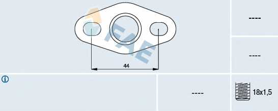 Адаптер, лямбда-зонд FAE 77021 - изображение Адаптер, лямбда-зонд FAE 77021 - изображение