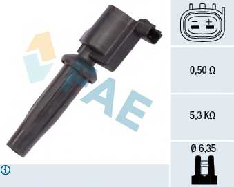 Катушка зажигания FO Focus II, C-Max 1,8-2,0 <b>FAE 80231</b> - изображение