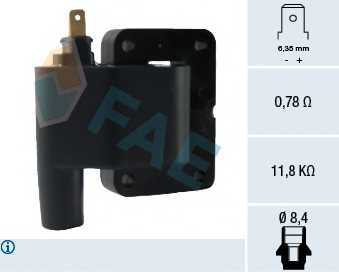 Катушка зажигания FAE 80315 - изображение