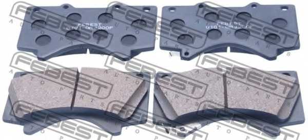 Колодки тормозные дисковые <b>FEBEST 0101-GRJ200F</b> - изображение