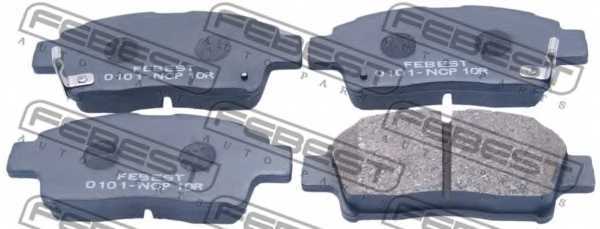 Колодки тормозные дисковые передний для TOYOTA ECHO, PLATZ, PROBOX/SUCCEED, VIOS, YARIS <b>FEBEST 0101-NCP10R</b> - изображени Колодки тормозные дисковые передний для TOYOTA ECHO, PLATZ, PROBOX/SUCCEED, VIOS, YARIS <b>FEBEST 0101-NCP10R</b> - изображение
