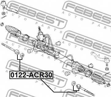 Осевой шарнир рулевой тяги FEBEST 0122-ACR30 - изображение 1