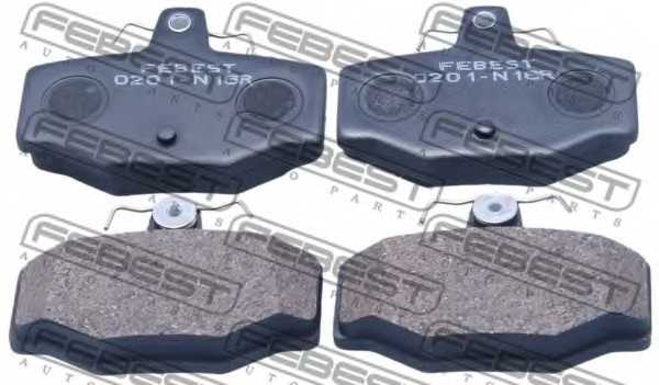 Колодки тормозные дисковые задний для NISSAN ALMERA TINO(V10), ALMERA(N16) <b>FEBEST 0201-N16R</b> - изображение