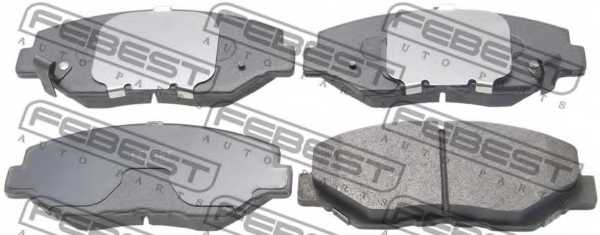 Колодки тормозные дисковые передний <b>FEBEST 0301-RDF</b> - изображение