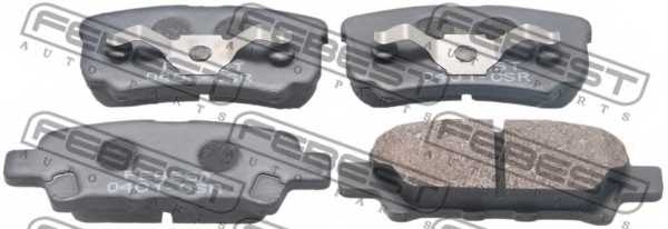 Колодки тормозные дисковые задний для MITSUBISHI LANCER(CS#A,CS#W,CT0), OUTLANDER(CU#W) <b>FEBEST 0401-CSR</b> - изображение Колодки тормозные дисковые задний для MITSUBISHI LANCER(CS#A,CS#W,CT0), OUTLANDER(CU#W) <b>FEBEST 0401-CSR</b> - изображение