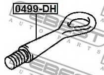 Крюки FEBEST 0499-DH - изображение 1