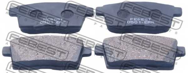 Колодки тормозные дисковые задний <b>FEBEST 0501-ERR</b> - изображение Колодки тормозные дисковые задний <b>FEBEST 0501-ERR</b> - изображение