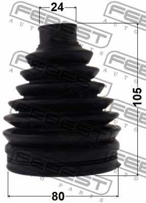 Пыльник приводного вала FEBEST 0517P-BL - изображение 1