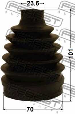 Пыльник приводного вала FEBEST 0517P-M2 - изображение 1