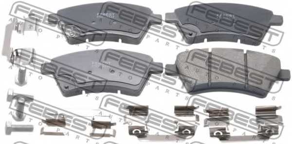 Колодки тормозные дисковые передний <b>FEBEST 0701-SX4F</b> - изображение
